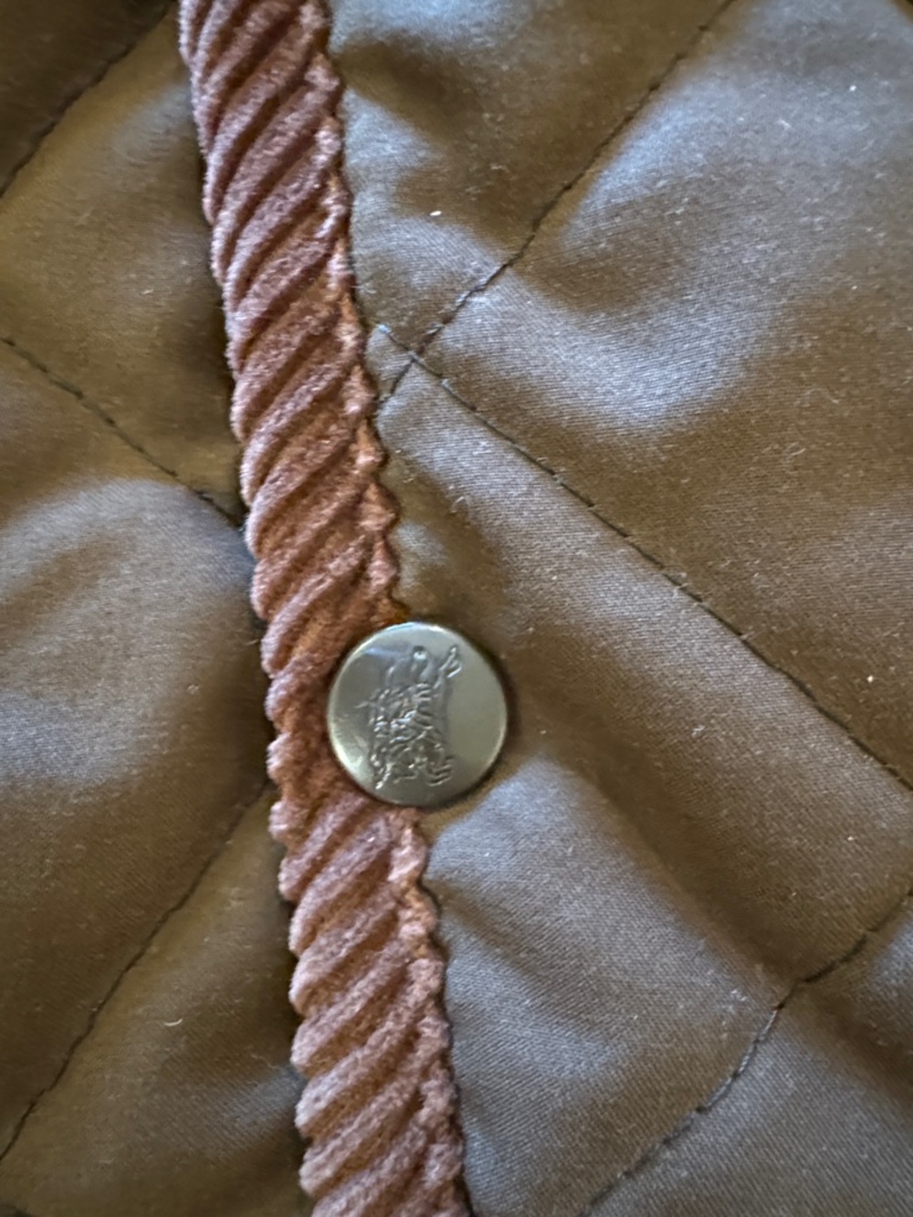 Burberrys Vintage Brown Quilted Jacket - Picture 2 of 10